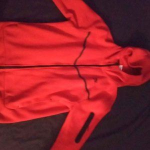 Red NIke Tech Fleece
